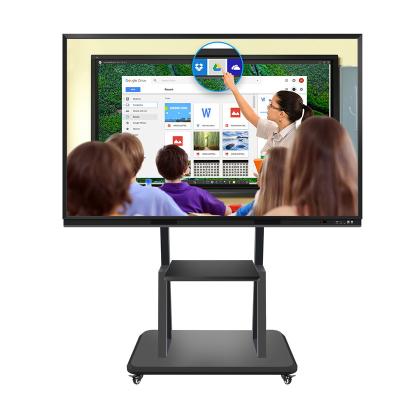 China Digital Writing Interactive LCD Whiteboard 400cd/m2 RS232 For Education for sale