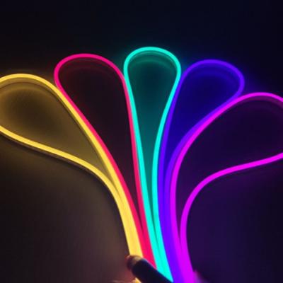 China 6x12mm Soft LED Neon Flexible Strip 12V Blue red pink colorful Narrow Decoration IP65 for sale