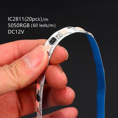 China 600LEDs 5m Flexible LED Light Strips SMD5050 DC 12V Dimmable Waterproof Outdoor for sale
