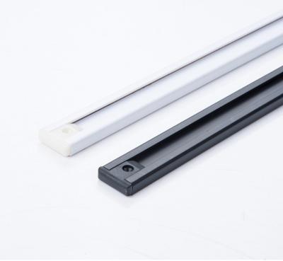 China Black Color 24V LED Track Light Rail Rope Light Track for sale