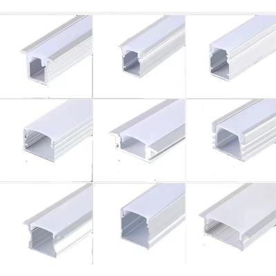 China Ultra Thin Extruded LED Aluminum Profile U Shape V Shape for sale