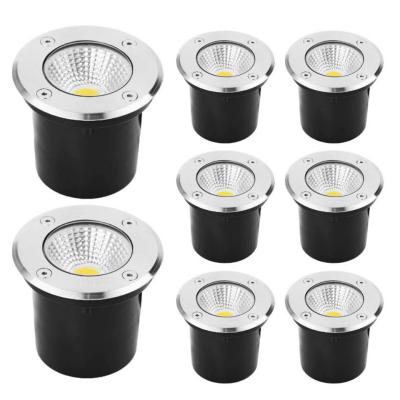 China Steel Glass 7W LED Underground Lamp IP67 3000K Waterproof for sale