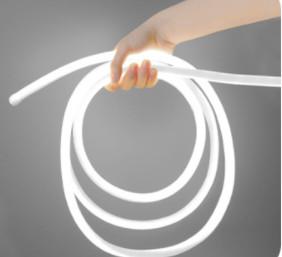 China 360 Degree Neon Flexible Strip Light DIY LED Silicone Round Tube Light 24V 12W IP67 for sale