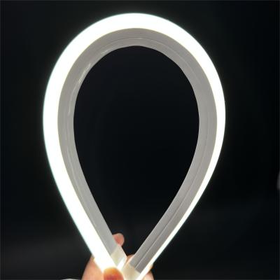 China Waterproof IP65 Silicone Fluorescent Neon Strip Led Light Top Side Bend Available for sale