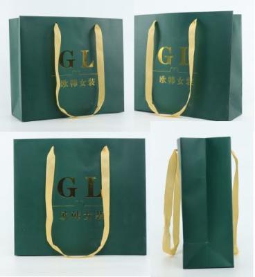 中国 ODM Luxury Printed  Custom Logo Paper Bag  Reinforced Bottom ISO9001 販売のため