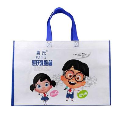 China Handled Polypropylene Non Woven Bags Shrink Resistant Laminated Non Woven Bag for sale