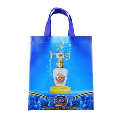 China Reusable Spunbond Polypropylene Bags Tear Resistant 80gsm Custom Non Woven Tote Bags for sale