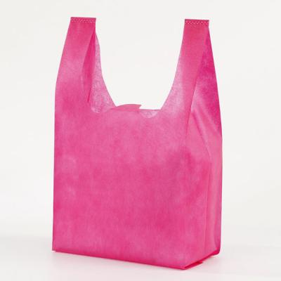 China Handled Polypropylene Non Woven T Shirt Bag Shrink Resistant Laminated for sale
