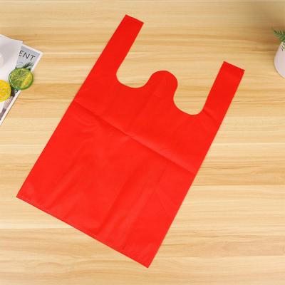 China Anti Bacterial PP Laminated Non Woven T Shirt Bag Shrink Resistant for sale