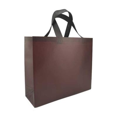 China Tote Non Woven Fabric Shopping Bags 100Gsm Foldable Non Woven Bag for sale