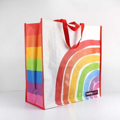 China CMYK Gravure Print Virgin Polypropylene Woven Bags Shrink Resistant for sale