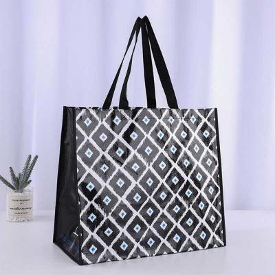 China Woven Polypropylene Reusable Shopping Bags 120Gsm AntiBacterial Shrink Proof for sale