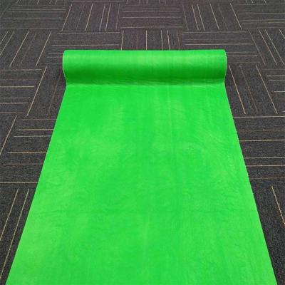 China Verde não tecido amigável da tela 160gsm da pele 80cm Spunbond para a parede à terra à venda