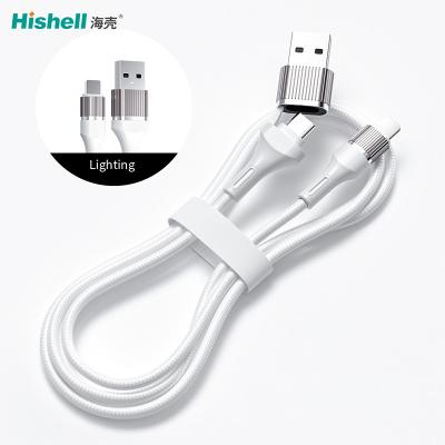 China Hishell Stainproof Safe Charge Speed Data Cable For Cell Phone Multicolor for sale