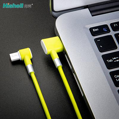 China Stainproof 3A Micro Elbow Data Cable Multifunctional Antifreeze for sale