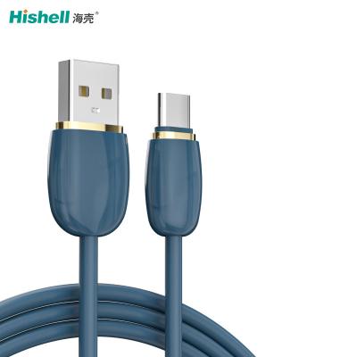 China Alambre antiusura del cargador del teléfono celular de Hishell, cable móvil multicolor de la transferencia de datos en venta