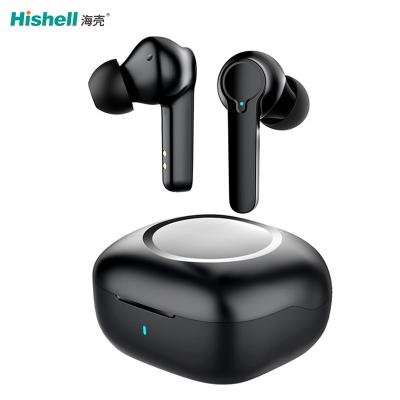 China ENC Blutooth TWS Wireless Stereo Earbuds Hall Switch Touch Black H003 for sale