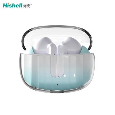 China Gradient Color Transparent Cover Type C Charging Bluetooth Headphones Y113S en venta