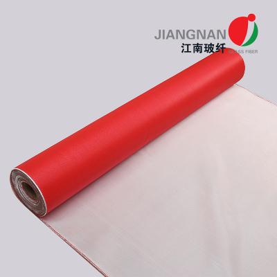 China 666 C SS High Temperature Fiberglass Fabric Reinforced With SS Wire Coated With Silicone Coating Te koop