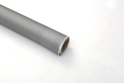 China Stainless Steel Wire M850 1-Side 120gsm Grey Silicone Coating That Used For Removale Jacket And Smoke Curtain for sale