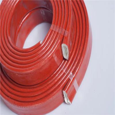 China Las líneas del freno trenzaron la fibra de vidrio de la goma de silicona que envolvía con la resina de silicón en venta