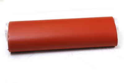 China Red Silicone Rubber Coated Fiberglass Fabric With Heat Resistance for sale