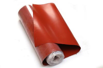 中国 絶縁材のシリコーンの上塗を施してあるガラス繊維の布の耐火性のシリコーン ゴム シート 販売のため