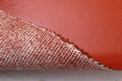 Chine tissu enduit de silicone ignifuge de fibre de verre de 1.3mm pour la couverture de soudure à vendre