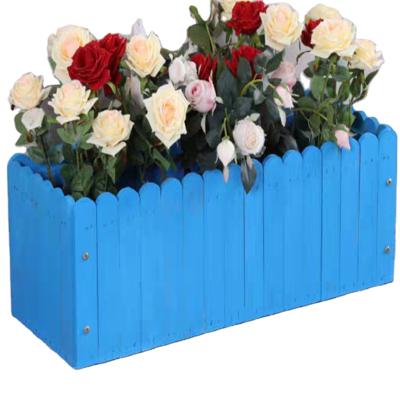 China Modern Outdoor Wooden Raised Garden Bed Planter Natural Plants Planting 500 Sets Wooden Paper Box 10 Days All-season Customer Modern Fir Tree for sale