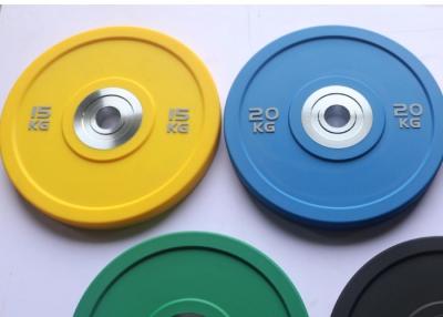 中国 Iron Barbell Weight Plates With Grip Material 2.5cm-5cm Thickness 販売のため