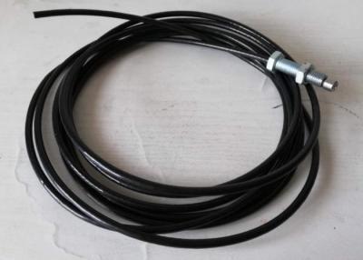 China Cuerda de alambre revestida plástica, cable casero negro del gimnasio con el diámetro externo de 6.5m m en venta