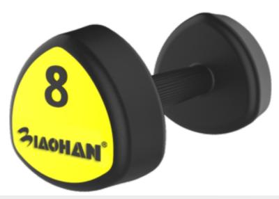 China 2kg - 50kgs Gym Black PU Dumbbells / Gym Workout Accessories Logo Available for sale