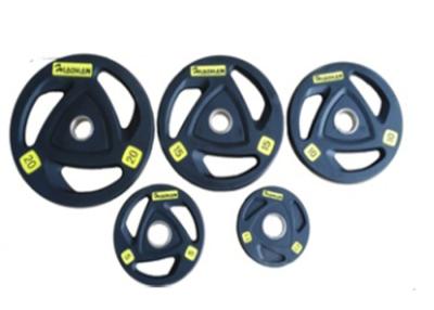 China Schwarze Gummigewichts-Platten, 2.5kg - Platten des Gewichtheben-20kg für Barbell-Training zu verkaufen