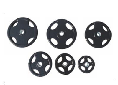 China PU Barbell Weight Plates 2.5kg - 20kg Bumper Weight Plates For Fitness Equipment for sale