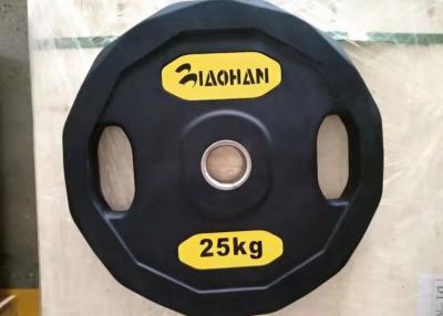 China 10kg rubberbarbell-Gewichtsplaten in Één Weekbevordering Te koop