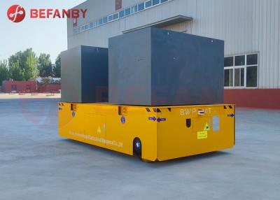 China Remote Control Steering Trackless Transfer Cart 20m / Min With Battery Operation for sale