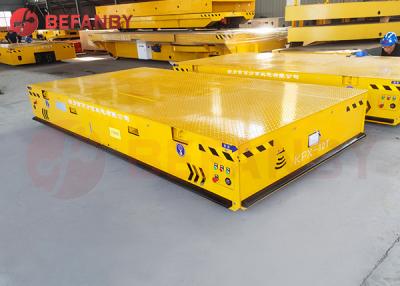 China Heavy Duty Battery Transfer Cart Rail Road Marine Shipyard Trolley Q235 Steel for sale