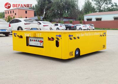 China Q235B Steel Wireless Trackless Transfer Cart Battery Driven 25 Tons for sale
