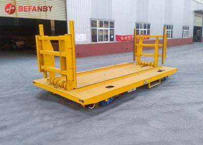 China Electric Railway Flat Transfer Trailer Battery Operated 10t 20m/Min for sale