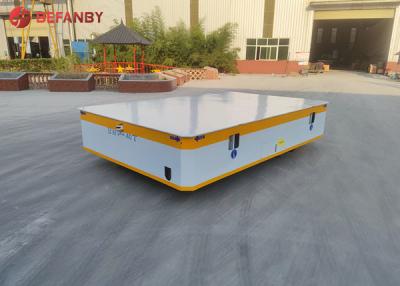 China Battery Power Trackless Transfer Cart Electric Flat Car Q235 for sale