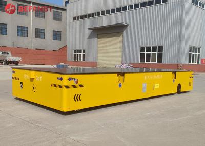 China Workshop Railless Battery Steerable Transfer Cart Remote Controlled for sale