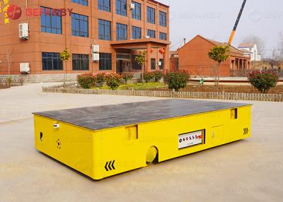 China 15 Tons Mold Transfer Electric Trackless Flat Car for sale