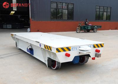 China Electric Flatbed 5t Motorized Rail Transfer Cart for sale
