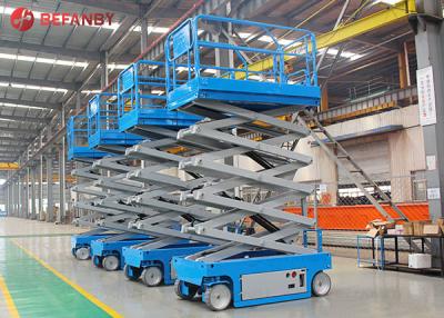 China Mesa de elevación de tijeras hidráulicas autopropulsadas de 500 kg en venta