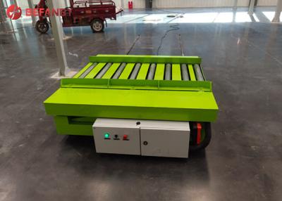 China Roller Table Type Scissor Lift Electric Transfer Cart for sale