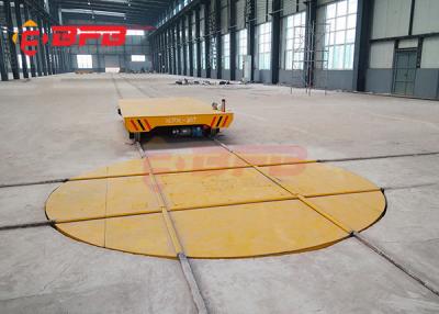 China Cross rails factory transfer 360 degree electric car turntable for transfer cart for sale