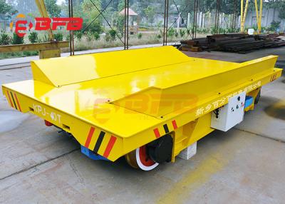 China Flat Q235 Battery Powered 15 Ton Coil Transfer Cart for sale