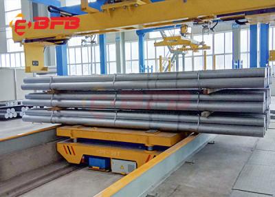 China Heavy Load Industrial Trolleys, Heavy Pipe Handling Trolley, Powered Industry Transfer Trolley for sale