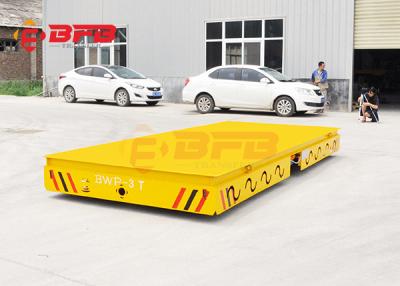 China Heavy Load Automated Steerable Battery Powered Trailer With Car Warning Light for sale