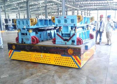 China DC Motor Control Industrial Electric Carts , Push Button Operate Heavy Duty Die Carts for sale